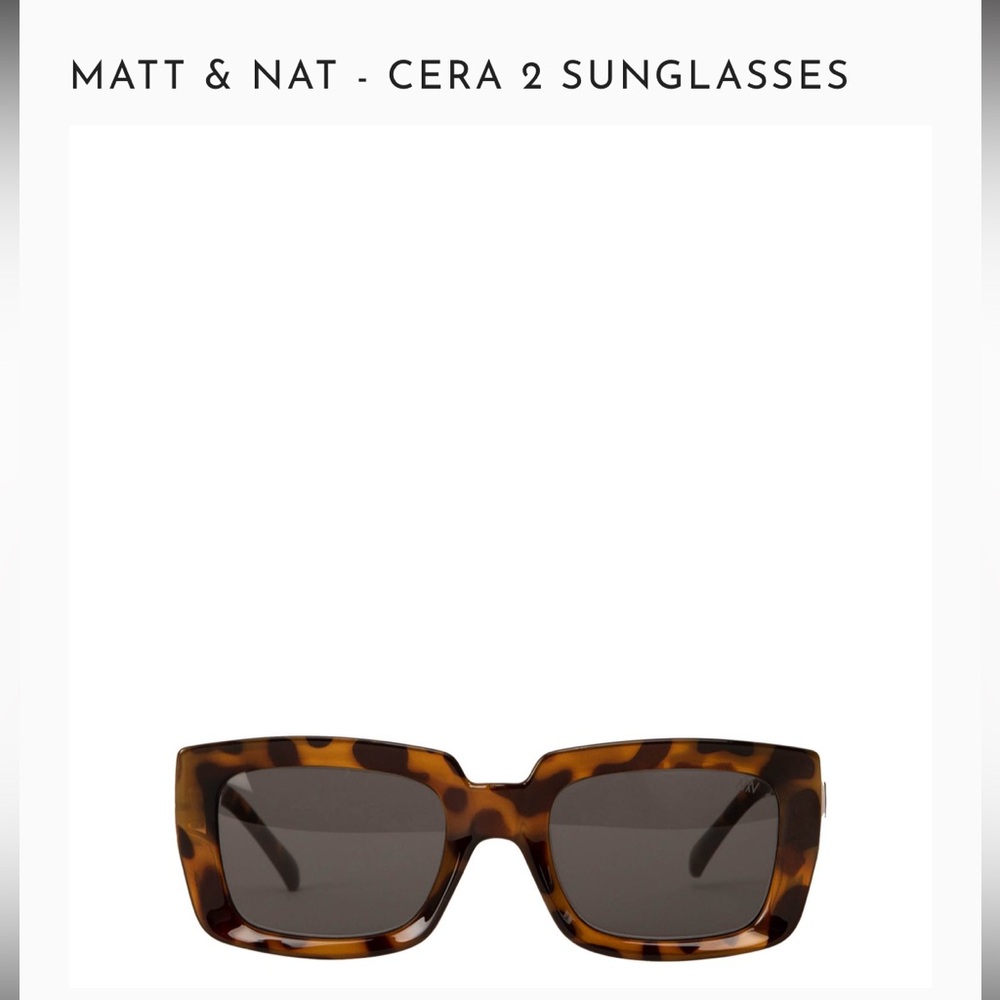 Matt & Nat - Cera 2 Sunglasses, Brown tortoise